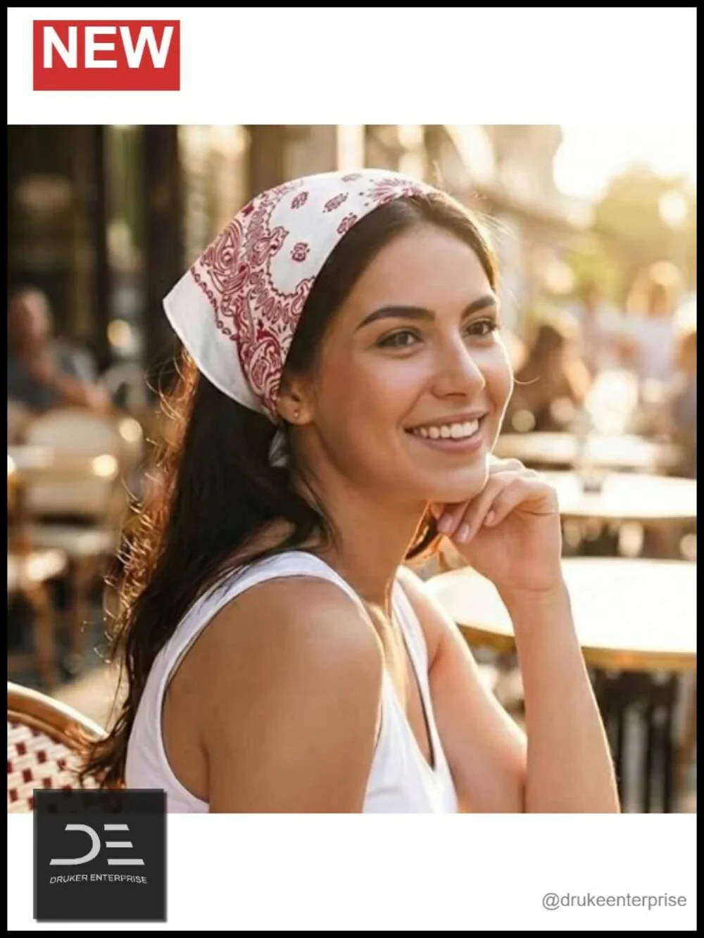 Premium Soft Cotton 22x22 Inch Bandanas Pack of 4